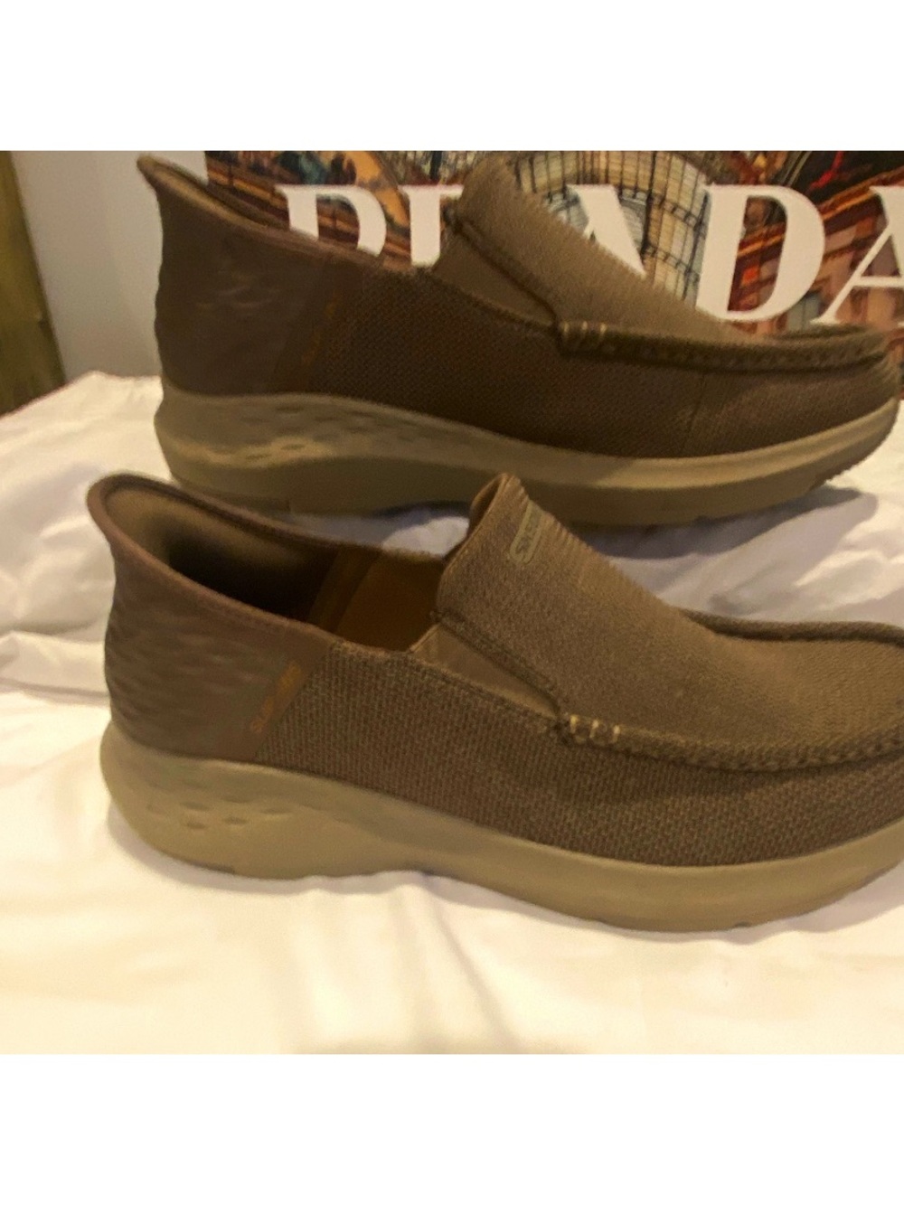 Skechers Men's Brown Slip-On Casual Loafers